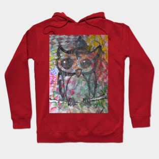 the abstract owl - 1 Hoodie